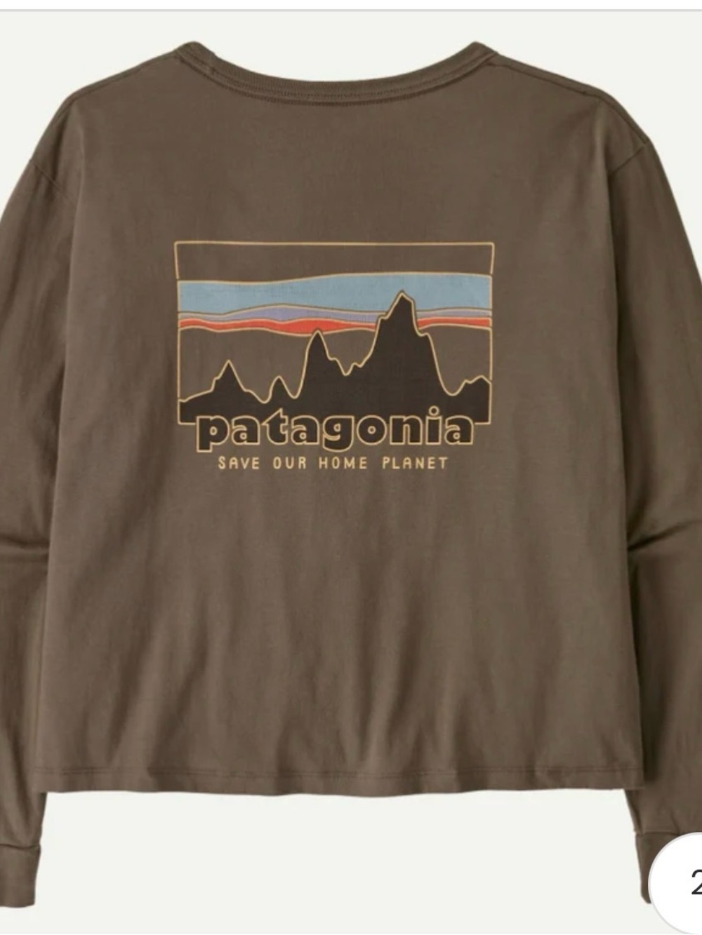 Patagonia organic cotton 73 Skyline easy cut top